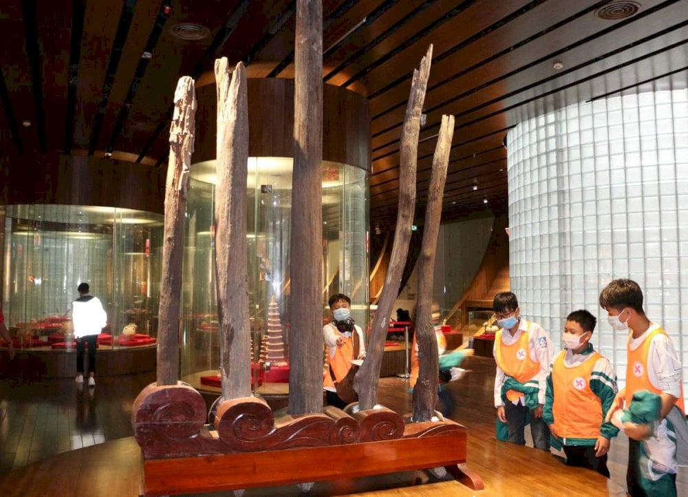 The second floor preserves artifacts that have been passed down through generations 